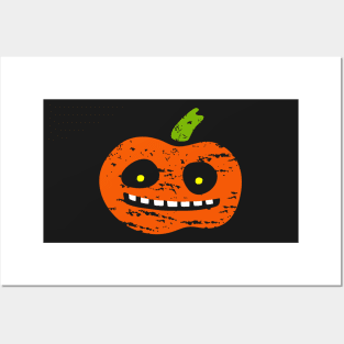 Cute Doodle Pumpkin. Happy Halloween! Posters and Art